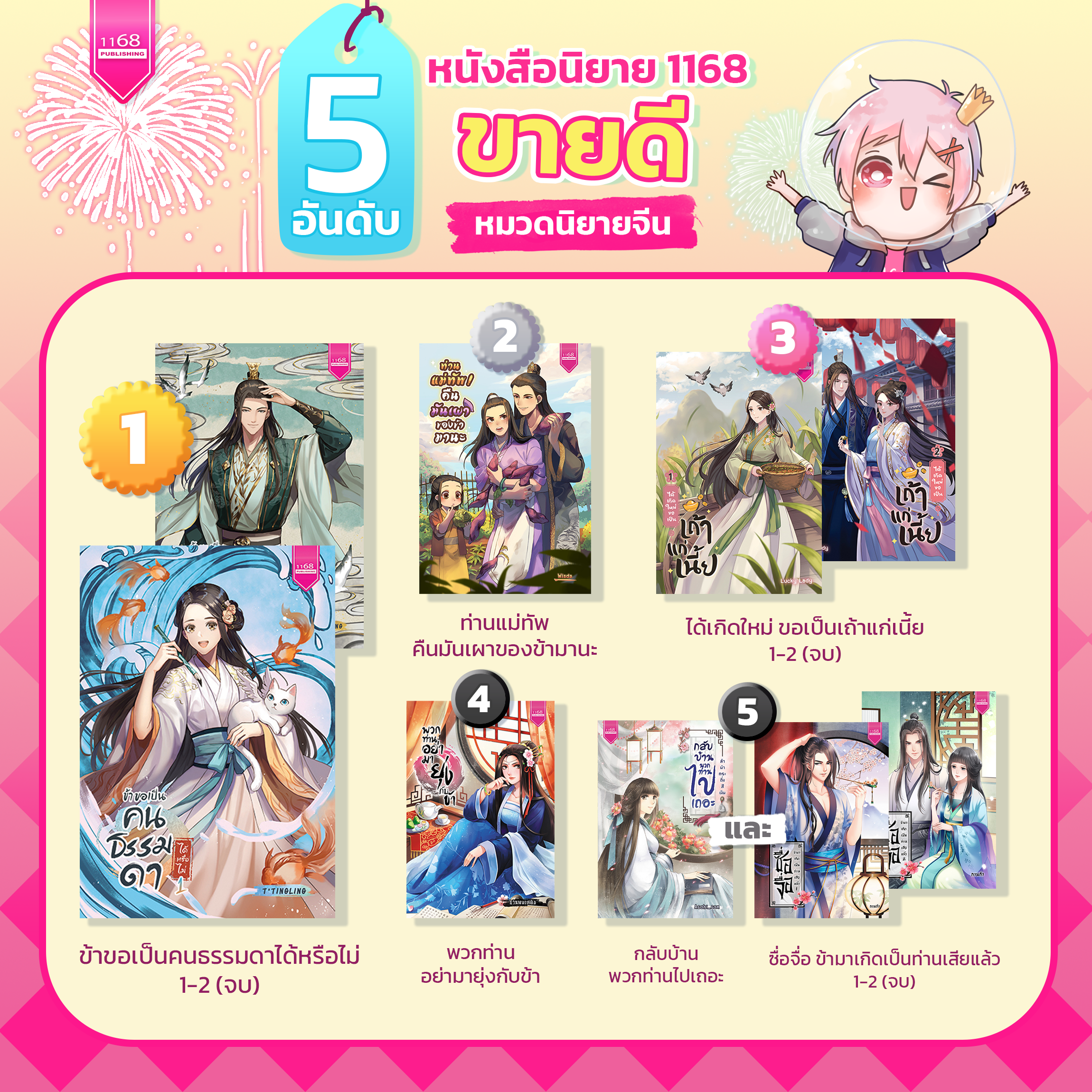 1168 Novels Best Sellers
